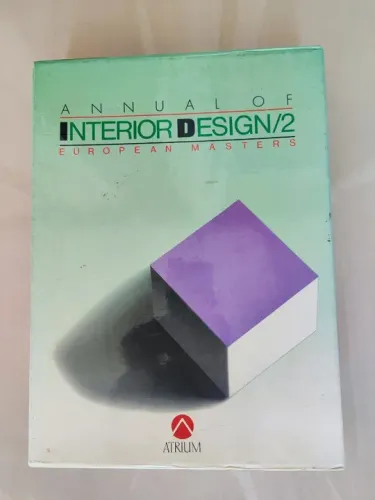 Anuário de Design de Interiores / 2 Mestres Europeus. 2 Volumes com estojo capa dura