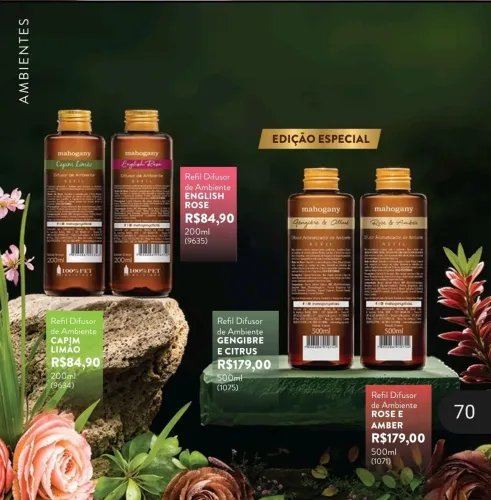 Difusor de ambiente Mahogany 