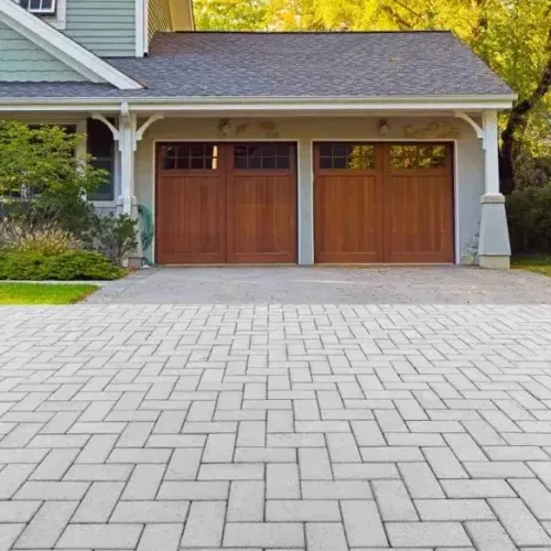 blocos cabral Piso Intertravado Retangular Cinza Natural 10x20x06cm