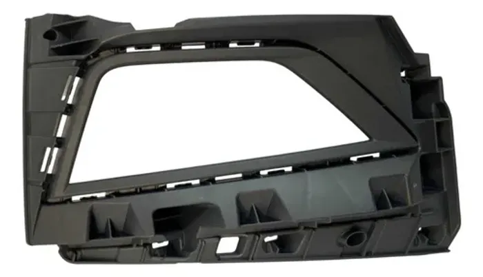 Moldura Farol De Milha Vw Polo Virtus Direito 2018 A 2022 Cinza Direito