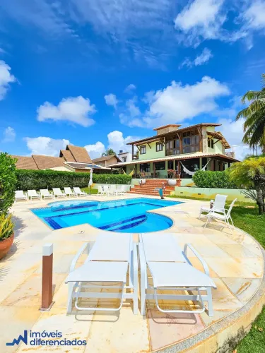 CONDOMÍNIO CANTO DO SOL-JACUÍPE - VENDA - Casa duplex com 6 suítes na praia de Guarajuba
