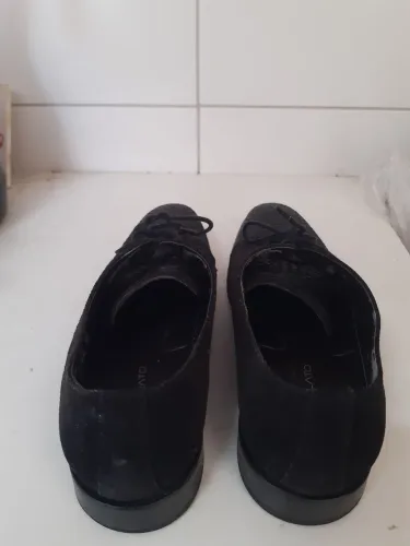 Sapato Spazzolato camurça treliça masculino - preto tam. 42