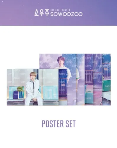 Poster Set BTS Sowoozoo Festa 2021 Original