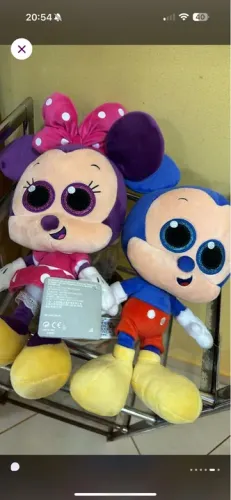 Bonecos Mickey e Minnie originais Disney 