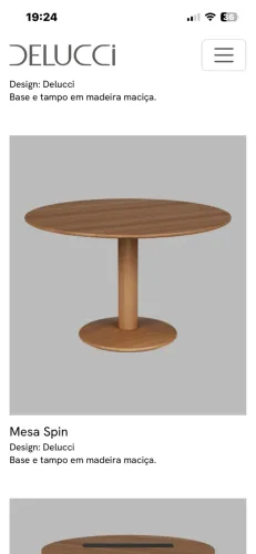 Mesa de Madeira e cadeiras maciça 