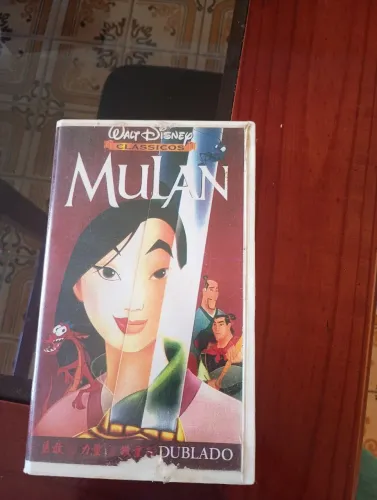 Fita VHS Mulan - Dublado