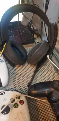 Fone de ouvido headset stereo sony usado funcionando 100% via cabo p3
