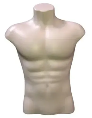 Busto manequim masculino
