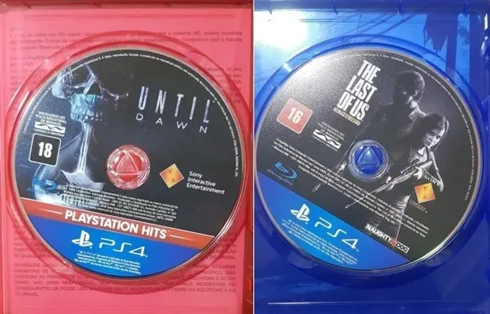 Combo: The Last of Us (Remasterizado) e Until Dawn - USADO p/ PS4