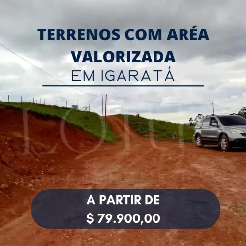 85T- TERRENOS À VENDA EM IGARATÁ