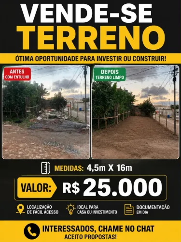 Terreno para venda barato