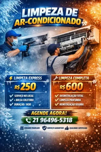 Limpeza de ar condicionado 