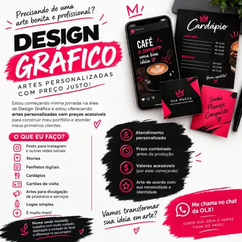 DESIGN GRÁFICO | ARTES PERSONALIZADAS