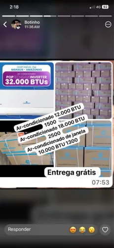 Ar-condicionado 12 mil Btu