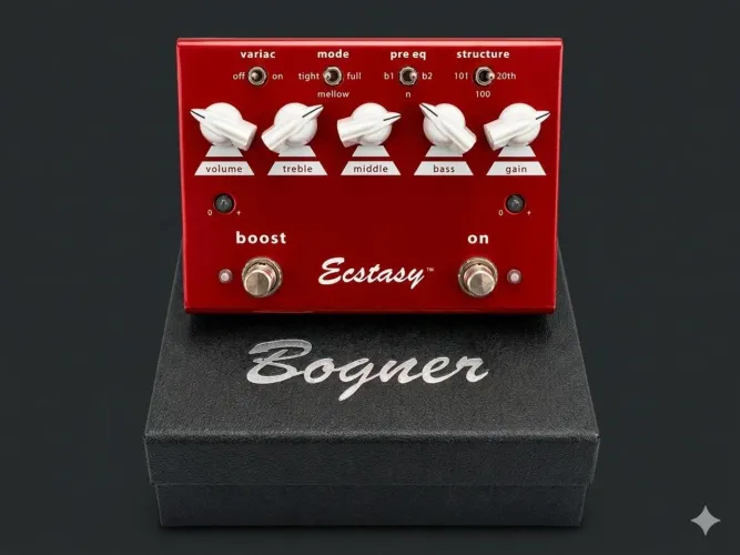 Só esse fds R$ 1.300,00. VENDO PEDAL BOGNER ECSTASY RED