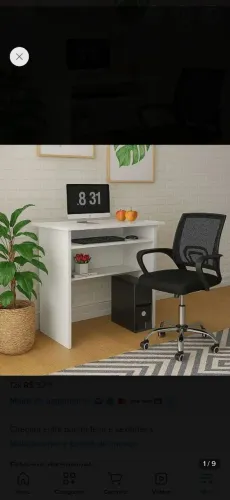 Kit mesa e cadeira de estudo 