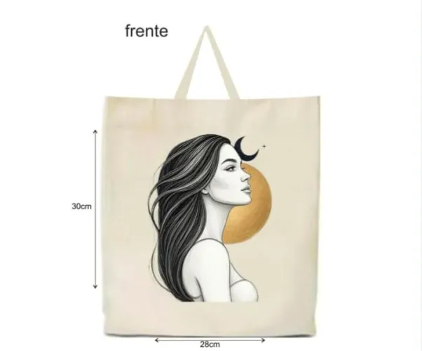 Ecobags Ecológicas personalizadas duas estampas