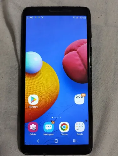 SAMSUNG A01 CORE COM CARREGADOR (TOPO NEGOCIAR)