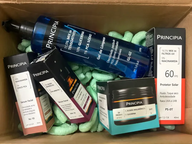 Produtos de Skincare Principia para o Rosto 