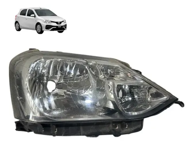 Farol Etios 2015 2016 2017 Até 2019 Direito Cromado Original Direito/passageiro