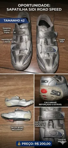Sapatilha Road Speed SIDI 42