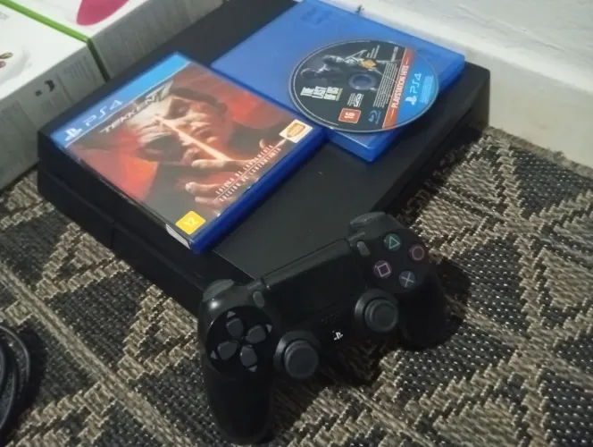 Play 4 FAT com GTA V the last of us e Tekken