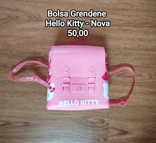 Mochila Pequena Hello Kitty Grendene Kids Nova