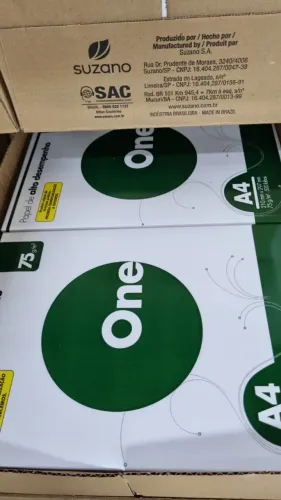 10 RESMAS DE PAPEL A4 SUZANO ONE