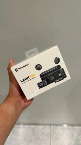 Hollyland Lark M2 Microfone De Lapela Sem Fio Versão Combo