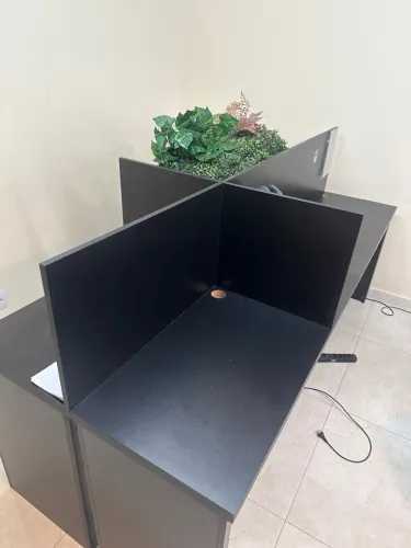 Estação de escritório até 6 lugares mdf