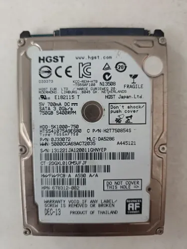 Hd 750gb ultra slim notebook cpu jogos