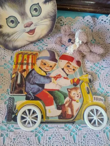 Livro infantil antigo A Lambreta