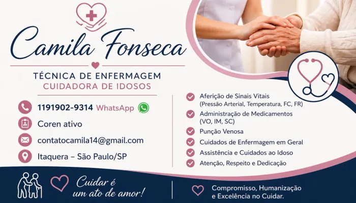 Técnico (a) Enfermagem Cuidador de Idoso