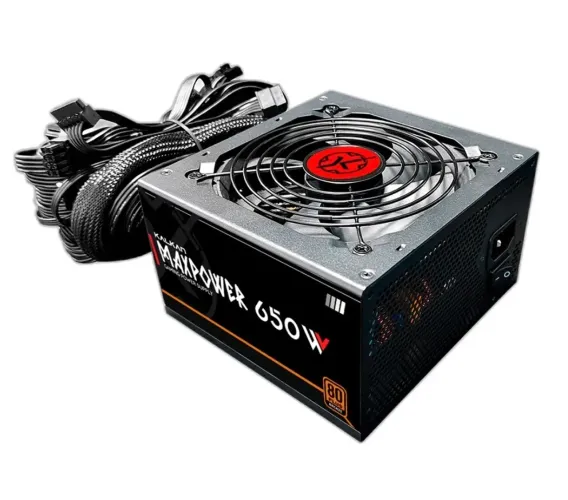 Fonte Gamer Kalkan, 650W, 80 Plus Bronze, PFC Ativo, Preto - MP-0750W-B