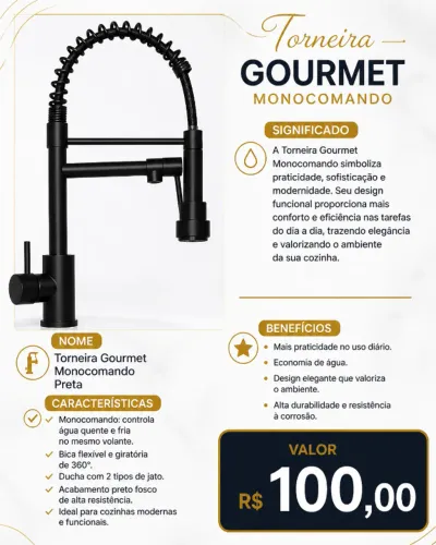 Torneira gourmet
