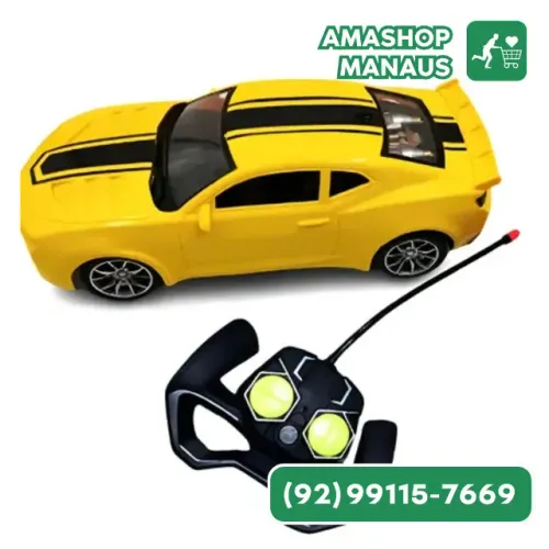 Carrinho Controle Remoto Bateria Recarregavel Esportivo