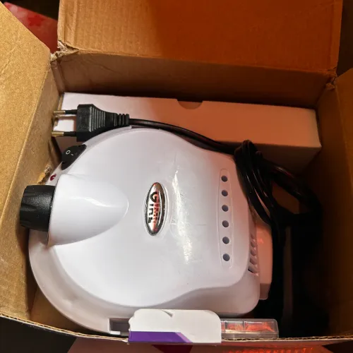 Kit unha em gel, Cabine uv + lixa elétrica e sugador de pó