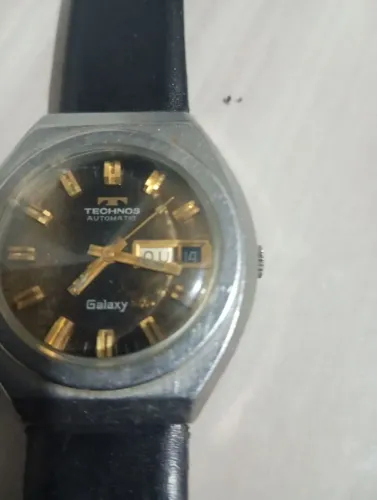 Relógio Tecnos Automático Masculino Antigo funcionando 