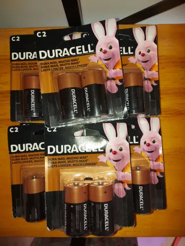 Pilha Alcalina Duracell C2 Com 2 Unidades<br>