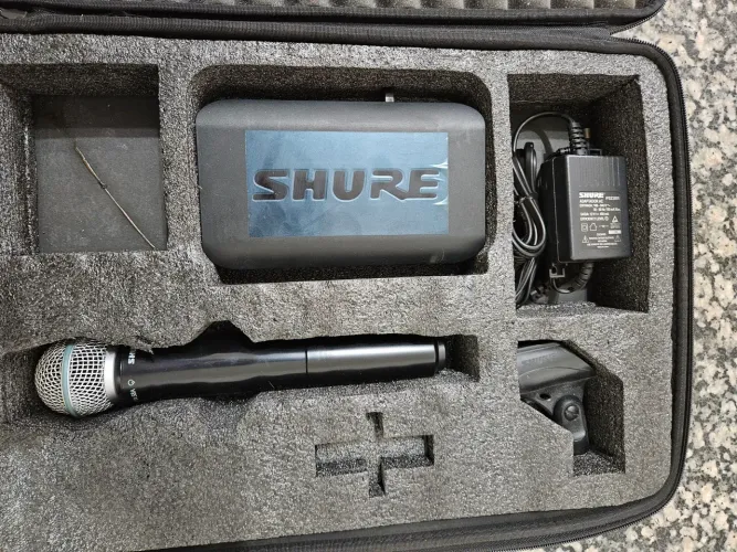 MICROFONE SHURE PROFISSIONAL SEM FIO