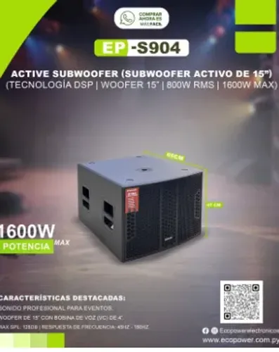 Subgrave Ecopower Ep-S904 Nova 15
