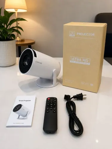 ? Projetores HY300 Premium 2026 - Smart Android 4K!