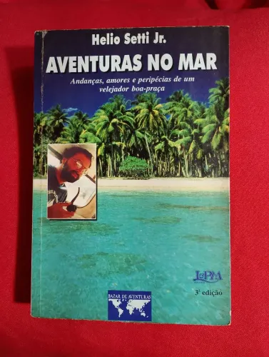 Livro Aventura no mar usado