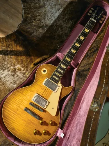 Gibson Custom Shop 60th Anniversary 1959 Les Paul Standard R9 Aged 2019 - Dirty Lemon Fade