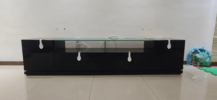 Rack estante muito grande sala MDF