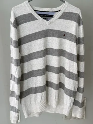 Suéter Tommy Hilfiger Listrado TAM.M