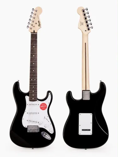 Guitarra Fender Squier Stratocaster - Preta  Guitarra Squier by Fender Stratocaster