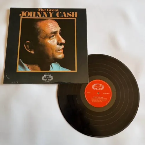Jhonny Cash The Great Vinil LP Importado Inglaterra UK 1970