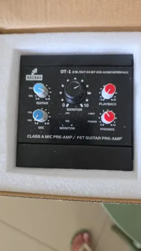 Interface de áudio arcano 