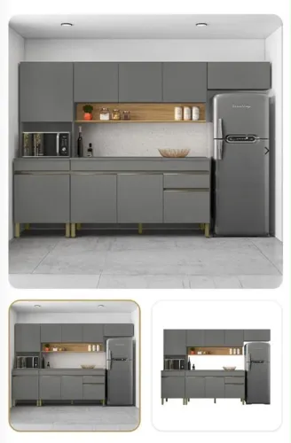 ARMÁRIO DE COZINHA DE LUXO + Entrega grátis e montagem 
